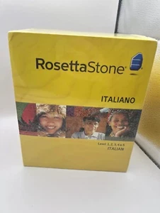 Rosetta Stone: Italian Level 1,2,3,4&5 Set with Audio Companion (Complete) New - Zdjęcie 1 z 7