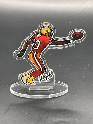 San Francisco 49ers Jerry Rice figure w/stand-Collectible 4 Man Caves-HOF 2010 Cover