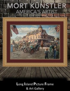 Mort Kunstler Teddy's Fourth Of July Signed L/ED Custom Framed Print - Picture 1 of 3