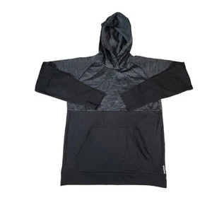 Reebok Pullover Hoodie Sweatshirt Boys Youth XL Black Front Pockets Extra Large - Picture 1 of 10