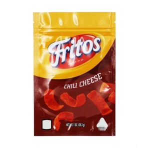 1x Fritos Food Storage Foil Zip Pouch Stink Sack Resealable Smell Proof Bag - Picture 1 of 1