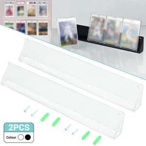 2 Stück Karten Display Halter Wandmontage Regal Schutz für Sport Karten Ständer - Bild 1 von 13