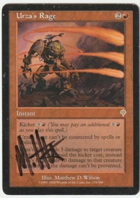 Invasion   Urza's Rage  Signed by  Matthew D. Wilson - Image 1 of 2