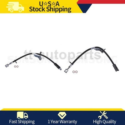 Manguera de línea de freno delantero Sunsong para Chevrolet Equinox 2011 2012 2013 2014 2015 Foto 1 de 4