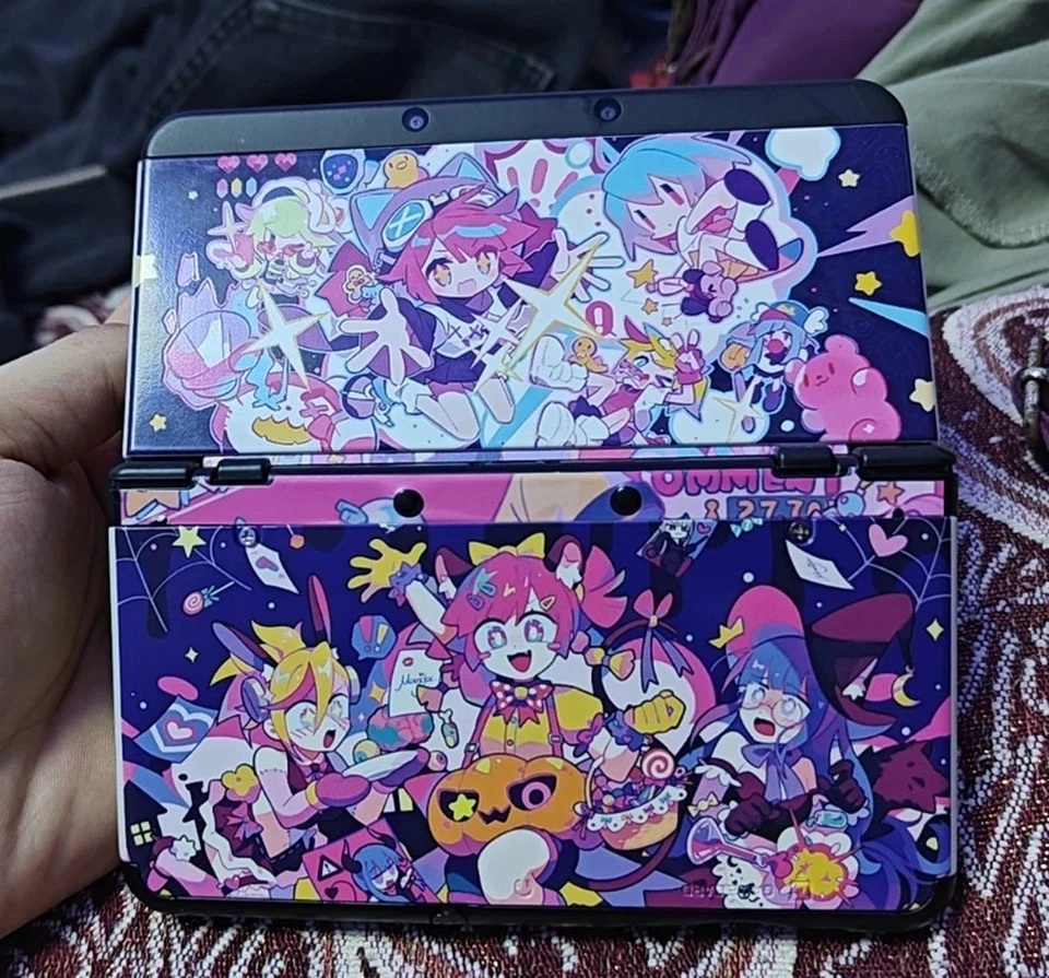 Vibrante Estilo Anime Personalizado Nintendo Nuevo 3DS Piezas Cubierta Repuesto Carcasa Kawaii Foto 1 de 1