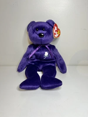 戴安娜王妃豆豆娃第 1 版标签错误推印完好 — 第 1/4 张图片