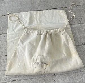 Vintage 1940er Jahre Distressed Militär Grabenkunst Baumwolle Rutsack - Bild 1 von 8