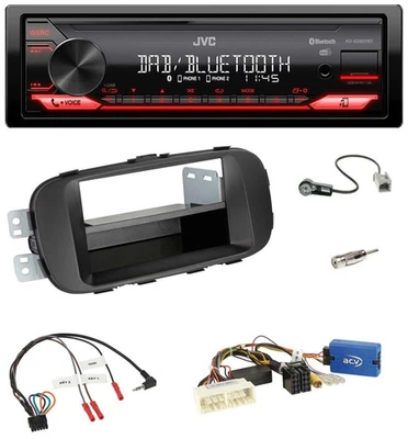 JVC Bluetooth USB DAB Lenkrad Autoradio für Kia Soul 2016-2019 schwarz - Bild 1 von 4