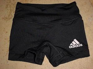 NWT ADIDAS CLIMACOOL GIRLS BASE LAYER COMPRESSION SHORT TIGHTS SHORTS BLACK SZ S - Picture 1 of 1