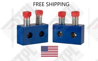 PAR de blocos de reparo de mola de torção para porta de garagem fio azul tamanhos .2187 - .3065 par - Imagem 1 de 4