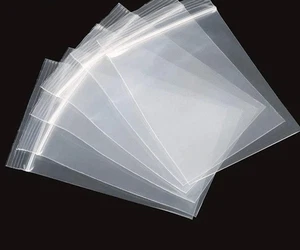 Grip Seal Zip Lock Bags Self Resealable Grip Poly Plastic Clear 8.9cm × 11.5 cm - Picture 1 of 5