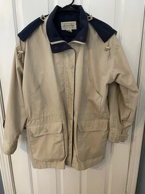 女式 St. John’s Bay 夹克尺寸小号带可拆卸连帽 — 第 1/4 张图片