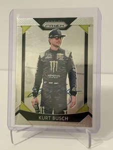 KURT BUSCH 2019 Panini Prizm AUTO Blue Ink 1/1 Hand Signed In Person - Picture 1 of 5