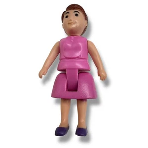 Fisher Price Loving Family casa delle bambole personaggi mamma vestito rosa alto 3" - Foto 1 di 2