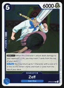 Zeff OP03-047 One Piece TCG Foil R NM - Picture 1 of 2