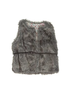 Unbranded Girls Gray Faux Fur Vest Small kids - Picture 1 of 2