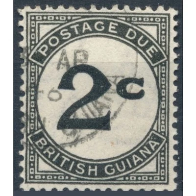 Postage Due: 2c - British Guiana 1940 - FH - SG D2 - Image 1 of 2
