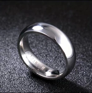 5mm titanium ring wedding band court Band - Picture 1 of 7