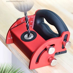 Portable Multi-Angle Adjustable Boring Jig Woodworking Hole Positioning Guide - Picture 1 of 19