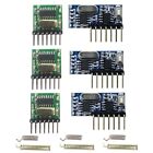 Rx480e-4Wqb 433Mhz  Module Transmitter And Receiver 3 Sets 4 Channel7387