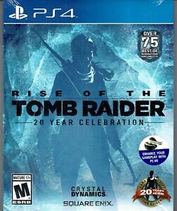 Rise of the Tomb Raider 20 Year Celebration w/ Artbook Case PS4 New Factory Seal