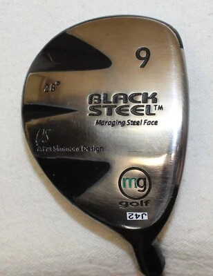 */NEW GRIP- MG Golf - Black Steel - 28* #9 FW - RH - Ladies Flex - Graphite #J42 - Image 1 of 4
