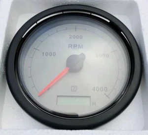Velocímetro motor diésel marino Vetus 4.000 rpm velocímetro barco 12v / 24v - gris crema - Imagen 1 de 5