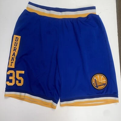 Мужские шорты Golden State Warriors размер Large Kevin Durant No35 NBA спортзал баскетбол - Изображение 1 из 4