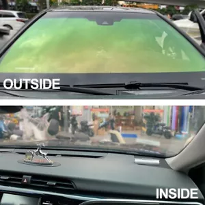 58% VLT Windshield Sticker Wrap Chameleon Red Car Front Window Tint Film 1M*3M - Picture 1 of 14