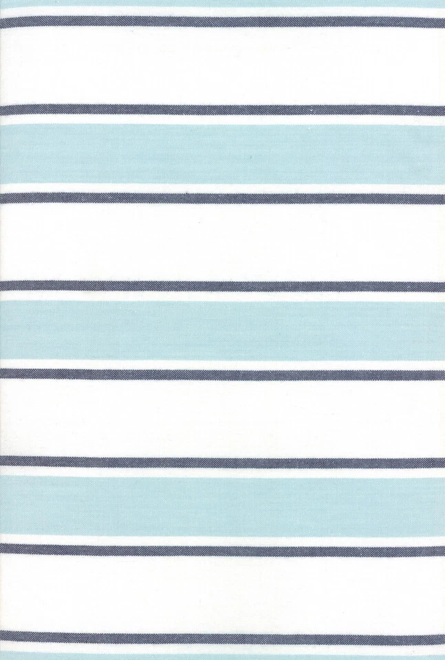 60" Rock Pool Seaglass Striped Toweling Tea Towels by Moda  Half Yard 993 11 - Image 1 of 1