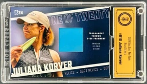 Tarjeta coleccionable 2024 Disc Golf Pro Tour Relic Series #R10 Juliana Korver 1 de 20 - Imagen 1 de 2
