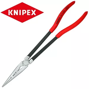 Knipex Long Reach Needle Nose Pliers 280mm With Transverse Profile Jaw 2871280 - Picture 1 of 6