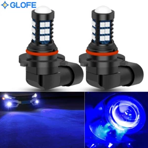 2X H10 9145 LED Fog Light Bulbs SMD 3030 12V High Power Bright DRL 10000K Blue - Picture 1 of 13
