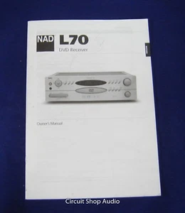 Original NAD L70 DVD Receiver Owners Manual - Picture 1 of 1