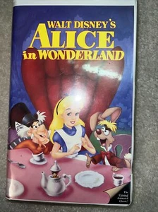 Vintage Walt Disney Alice in Wonderland VHS Movie Black Diamond The Classics - Picture 1 of 3