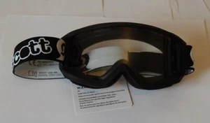Scott Youth Black/Black & White Strap Agent Goggles w/Clear Standard Lens news - Picture 1 of 1