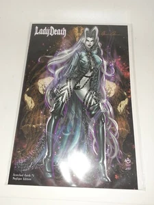Lady Death Scorched Earth #1 Negligee Edition 9.8 SS Pulido - Picture 1 of 6
