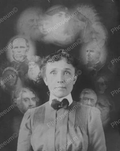 Photograph Taken During A Seance 1901 8x10 Reprint Of Old Photo - Picture 1 of 1