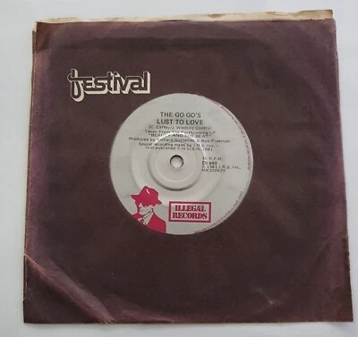 The Go Go’s Our Lips Are Sealed 7” 45 RPM Vinyl Record ES 680 Illegal 1981 - Image 1 of 4