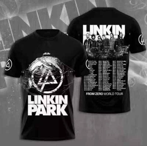 Linkin Park 2025 Tour Date 3D T-Shirt Unisex All Size - Picture 1 of 3