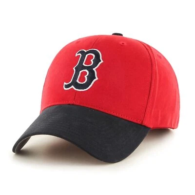 BOSTON RED SOX TWO TONE HAT MVP AUTHENTIC MLB BASEBALL TEAM ADJUSTABLE NEW CAP - Image 1 of 3