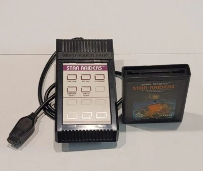 Star Raiders + Video Touch Pad Controller - Atari 2600 - Tested Working 👍 80s - Image 1 of 3