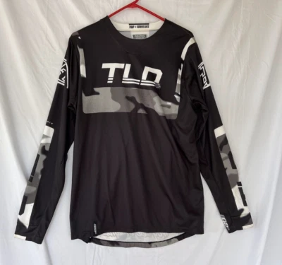 Troy Lee Designs TLD Mens GP Bike Off Road Jersey Camo Black Medium *CLOSEOUT* - Image 1 of 4