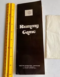 Vintage Instruction Booklet Rummy-O Rummikub Rummifun Game 1960? - Picture 1 of 8