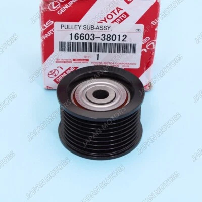 OEM Toyota Tundra Lexus GX460 Accessory NO.1 Drive Belt Idler Pulley 16603-38012 - Image 1 of 4