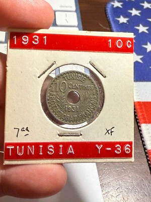 1931 Tunisia 10 Centimes - Image 1 of 2