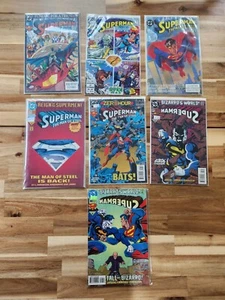 Lot Of 7 Superman Comic Books: The Man of Steel #1, 22, 37 1993 Bizzaro's World - Picture 1 of 8