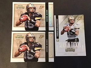 (3) 2015 Panini Contenders Drew Brees Old School Colors + Season Ticket Purdue - Picture 1 of 2