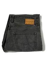 Rodd and Gunn Moleskin Jeans Charcoal 100% Cotton Mens Size 38 Made In NZ