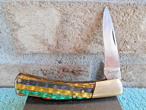 VINTAGE FROST CUTLERY BARRACUDA SURGICAL STEEL SINGLE BLADE POCKET KNIFE